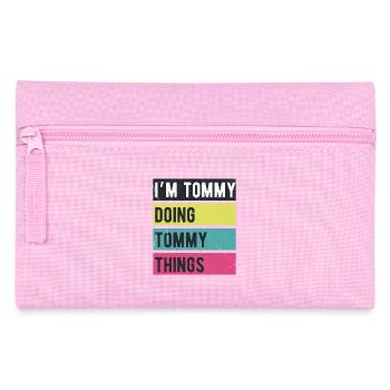 Ich bin Tommy Mache Tommy Dinge Retrofarben - Federtasche - Rosa - Vorne