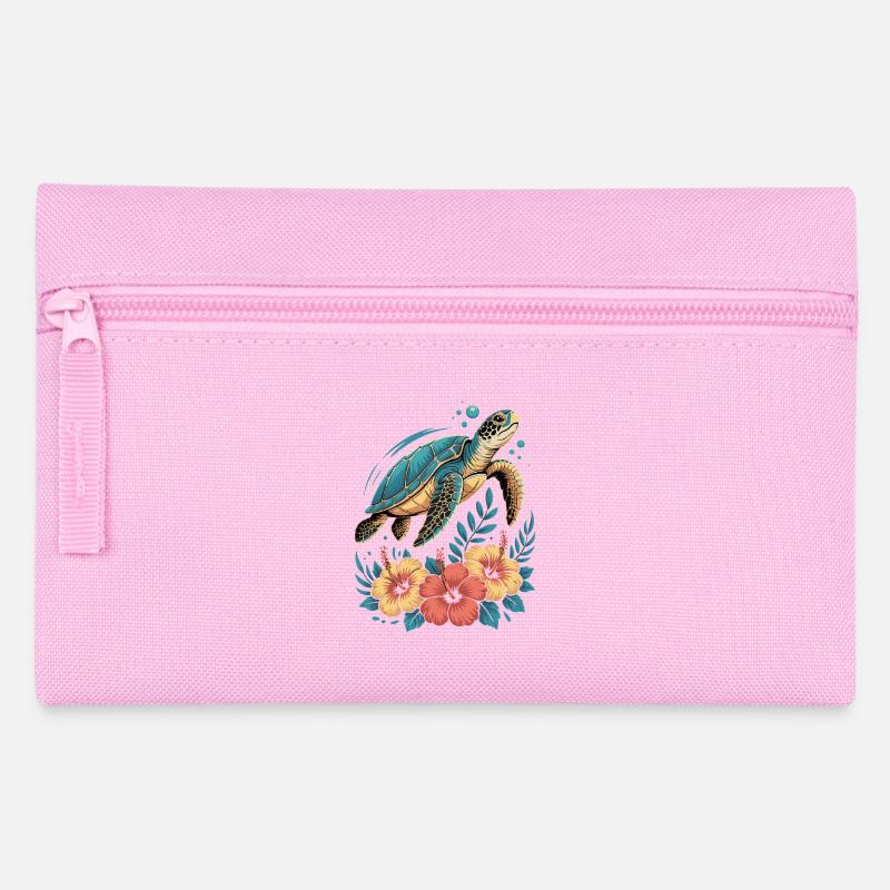 Sea Turtle Ocean Addict Design - Trousse - rose