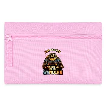 Ich hab die Schnauze voll Schildkröten Wandern - Federtasche - Rosa - Vorne