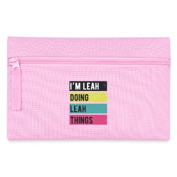 I’m Leah Doing Leah Things Retro Colors - Pencil Case - pink - Front