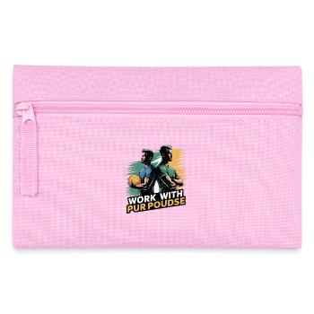 Work with Purpose Motivation Sport Design - Federtasche - Rosa - Vorne