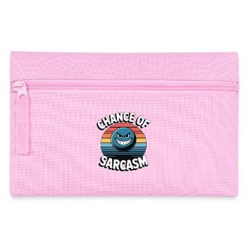 Chance of Sarcasm - Retro Grinsen - Federtasche - Rosa - Vorne