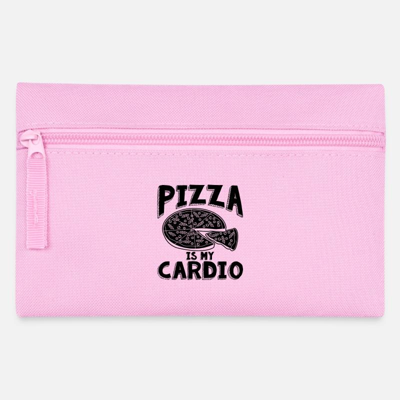 La pizza, c’est du cardio - Trousse - rose