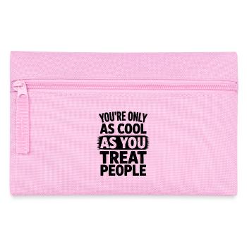 Dire Déclaration Respect Cadeau de gentillesse - Trousse - rose - Devant