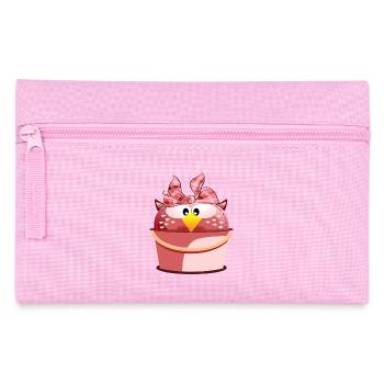 NIGHT OWL CLEANING DAY - Pencil Case - pink - Front