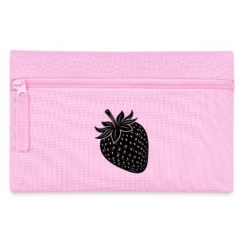 Strawberry Fruit Silhouette - Federtasche - Rosa - Vorne