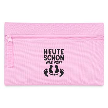 Heute schon was vor Sex Humor Paar Fun - Federtasche - Rosa - Vorne