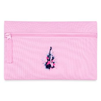 Type: Double Bass - Pencil Case - pink - Front