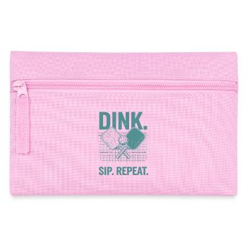 Joueur drôle de pickleball Pickle Ball Dink Sip - Trousse - rose - Devant