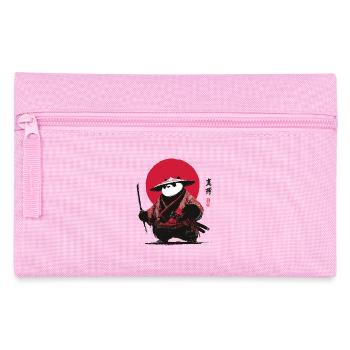 Panda Samurai in Vintage Sunset - Pencil Case - pink - Front