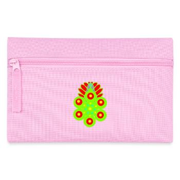 Fleurs rétro Vintage Été Floral - Trousse - rose - Devant
