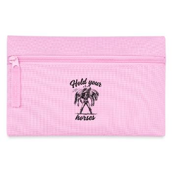 Lustiges Hold your horses - Federtasche - Rosa - Vorne