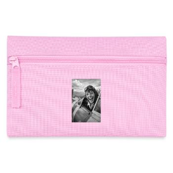Amelia Earhart Selfie - Federtasche - Rosa - Vorne
