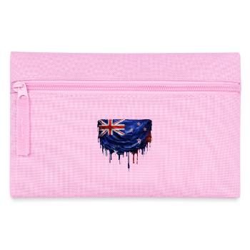 Drapeau néo-zélandais dégoulinant - Trousse - rose - Devant