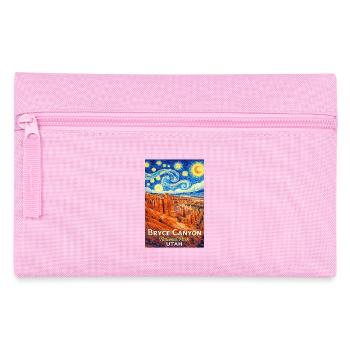 Bryce-Canyon-Nationalpark, Utah Starry Night  - Federtasche - Rosa - Vorne