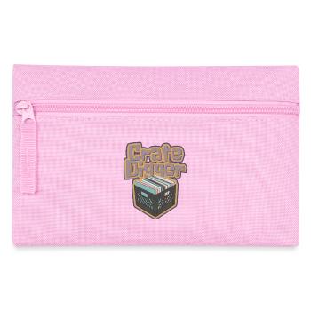 Crate Digger Vinyl Records Collector - Pencil Case - pink - Front