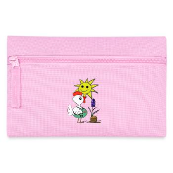 Gardener Chicken Hobby Gardener Chickens Flower - Pencil Case - pink - Front