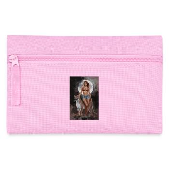 Mondlichtläuferin  - Federtasche - Rosa - Vorne