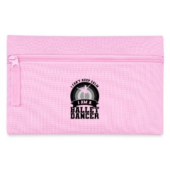Ballett Tänzerin Spruch - Federtasche - Rosa - Vorne