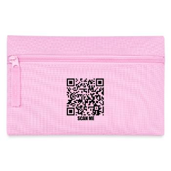 Quote Message – Smile At Me - Federtasche - Rosa - Vorne