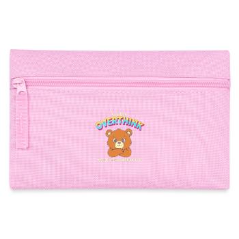 Overthink Good Stuff Bear - Pencil Case - pink - Front