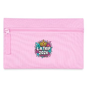 LA Trip 2026 - Federtasche - Rosa - Vorne