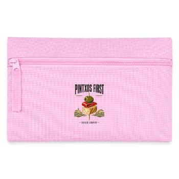 Pintxos Erster Baskenland Bilbao Reise-Souvenir - Federtasche - Rosa - Vorne