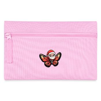 Papillon Père Noël Dessin animé - Trousse - rose - Devant