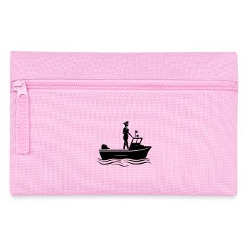 Kapitän Frau Boot - Federtasche - Rosa - Vorne