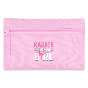 Le karaté comme une fille - Trousse - rose - Devant