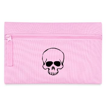 skull - Federtasche - Rosa - Vorne