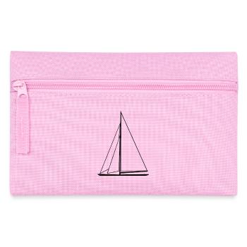 sail boat - Pencil Case - pink - Front