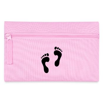Fußabdrücke 2 - Federtasche - Rosa - Vorne