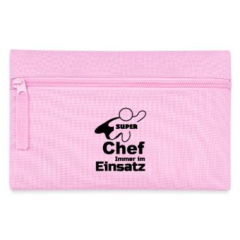 Super Chef Geschenk - Federtasche - Rosa - Vorne