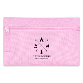 Outdoor Experience Adventure Awaits - Federtasche - Rosa - Vorne
