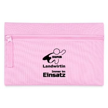 Super Landwirtin Geschenk - Federtasche - Rosa - Vorne