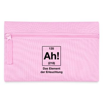 Ah – Element Erleuchtung Chemie Unterricht T-Shirt - Federtasche - Rosa - Vorne