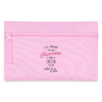 princesse et Salsa - Trousse - rose - Devant