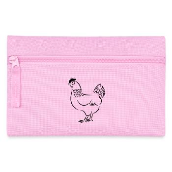 poule de poulet - Trousse - rose - Devant