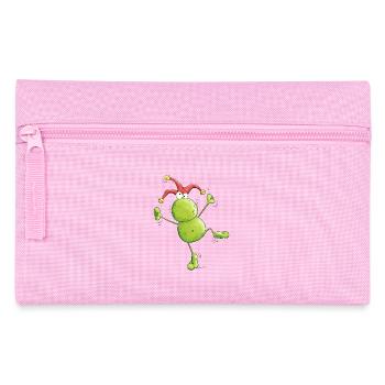 Karneval Frosch - Federtasche - Rosa - Vorne