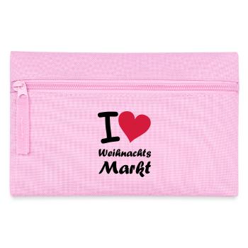 i_love_weihnachtsmarkt - Federtasche - Rosa - Vorne