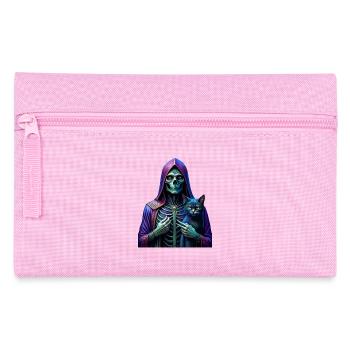 La mort avec un chat dans les mains - Trousse - rose - Devant