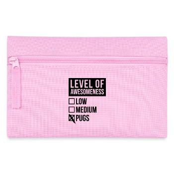 Mops - Federtasche - Rosa - Vorne