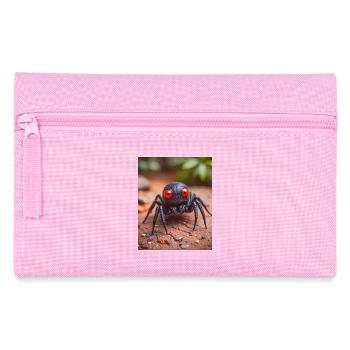 super cute Australian animal Redback spider - Pencil Case - pink - Front