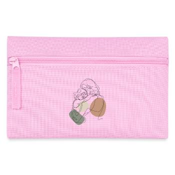 Mère avec enfant bébé - Trousse - rose - Devant