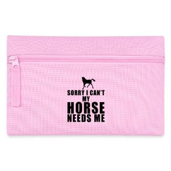 Sport équestre Dressage Saut d’obstacles - Trousse - rose - Devant