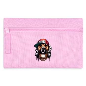 Hund - Federtasche - Rosa - Vorne