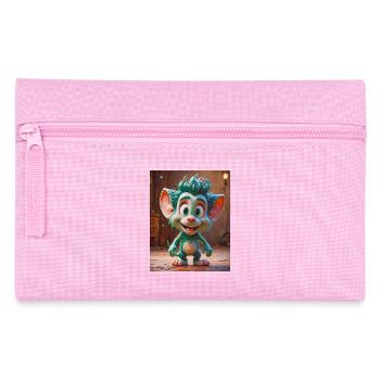 Happy Halloween cute monster wild hair scary funny - Pencil Case - pink - Front