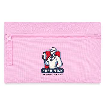 Pure Milk drink of a gentle man funny - Pencil Case - pink - Front