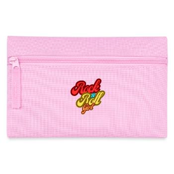 Rock n Roll Girl Retro Style 80s 90s Party - Pencil Case - pink - Front